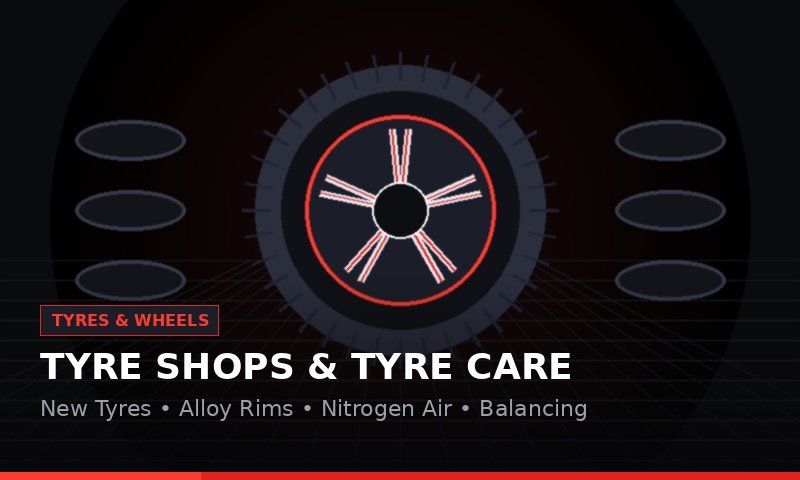 Automotive car tyres and performance alloy rims shop